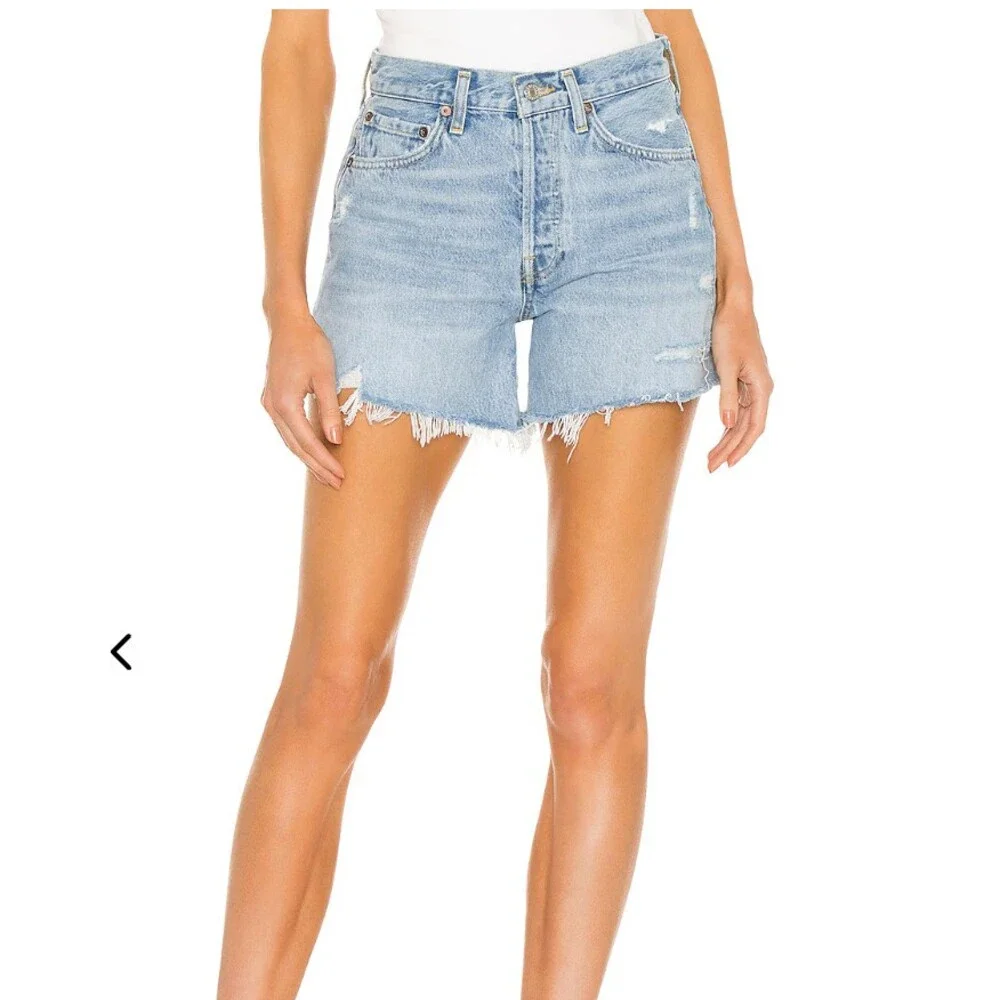 Agolde Parker Long Short in Swapmeet Size 27
